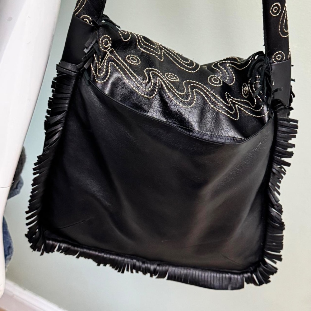 Vintage Genuine Leather Shoulder Bag – Fina Firenze - Picture 6 of 7